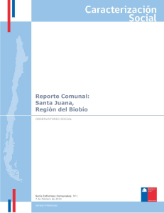 Reporte Comunal: Santa Juana, Región del Biobío