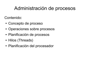 Administración de procesos