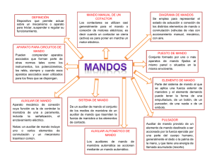 DIAGRAMA DE MANDOS Se emplea para representar el estado de