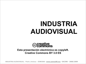 industria audiovisual