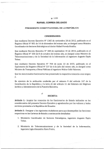 Decreto Ejecutivo 1199