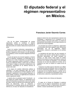 09 - El diputado federal y el régimen representativo en México