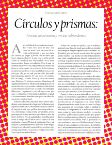 Variaciones entre Revistas universitarias y revistas