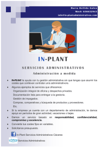 IN-PLANT Servicios Administrativos Cáceres