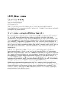 LILO: Linux Loader - e