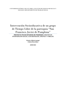 Intervención Socioeducativa de un grupo de Tiempo - Academica-e