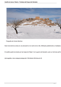 Castillo de Ayora. Palacio - Fortaleza del Duque del Infantado