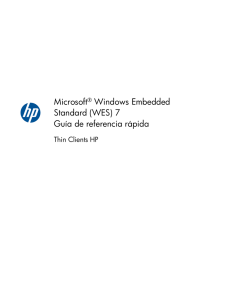 Microsoft® Windows Embedded Standard (WES)