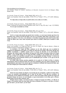 SASTRE, ANA (1989), Tiempo de Caminar. Semblanza de