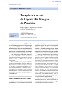 Terapêutica actual da Hipertrofia Benigna da Próstata