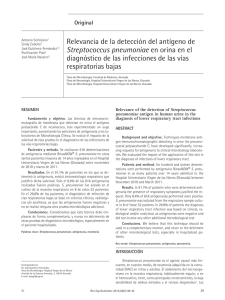 Relevancia de la detección del antígeno de Streptococcus