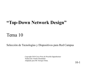 “Top-Down Network Design” Tema 10