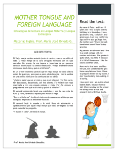 mother tongue and foreign language
