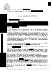 Page 1 #º "juzgado violencia sobre la Mujer Procedimiento