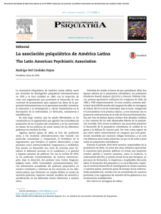 La asociación psiquiátrica de América Latina