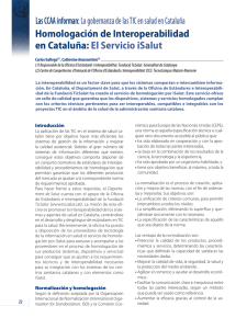 Homologación de Interoperabilidad en Cataluña: El