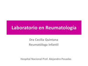Laboratorio en Reumatología
