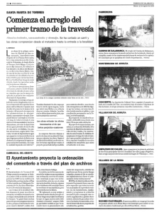 Comienza el arreglo del - Ayuntamiento de Santa Marta de Tormes