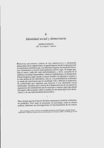 Page 1 6 Identidad social y democracia ESTEBAN MOLINA IES “Los