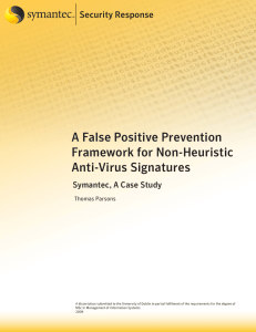 A False Positive Prevention Framework for Non