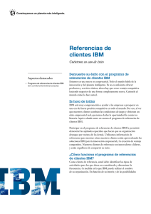 Referencias de clientes IBM