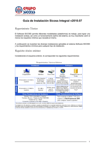 Guía de Instalación Sicoss Service Pack v2009