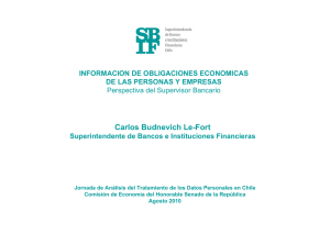 SBIF.cl - Información de Obligaciones Económicas de las Personas