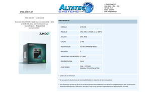 PROC AMD ATH II X2 260 3.2GHZ Procesador AMD ATHLON II X2