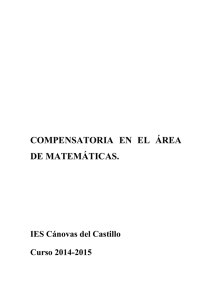 Matemáticas Compensatoria - IES Cánovas del Castillo