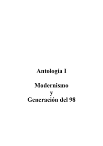 Antología I Modernismo y Generación del 98