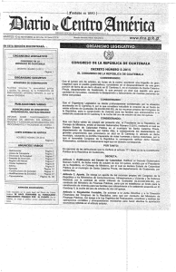 Decreto Gubernativo N&uacute;mero 5-2015 Congreso Ratifica