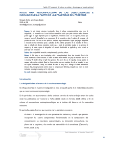 hacia una resignificación de las desigualdades e inecuaciones a