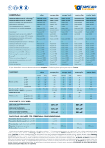 Tarifas - Travel Ace Assistance