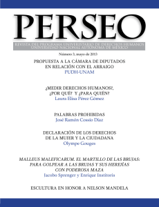 Revista Perseo. Número 3 - PUDH