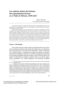 Los salarios dentro del sistema del repartimiento forzoso en el Valle