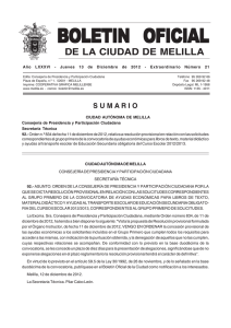 Acceder - Ciudad Autónoma de Melilla
