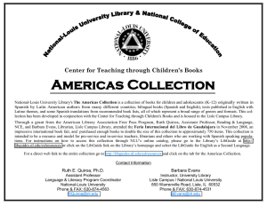 "Americas" library collection - Digital Commons at NLU