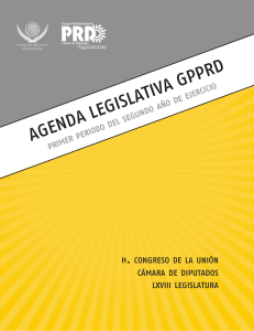 Agenda Legislativa - Grupo Parlamentario del PRD en la Cámara