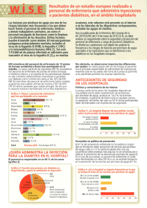 Las lesiones por pinchazo de aguja son uno de los riesgos