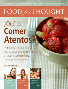 Qué Es Comer Atentos - The Center for Mindful Eating