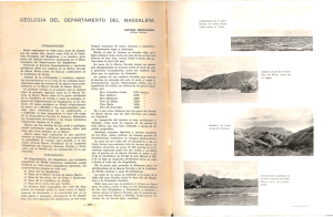 Geología del Departamento del Magdalena, por Víctor Oppenheim
