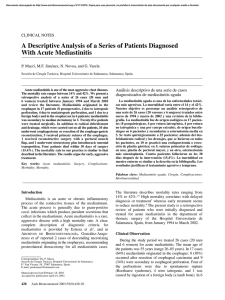 A Descriptive Analysis of a Series of Patients Diagnosed With Acute