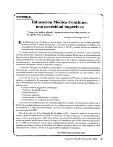una necesidad imperiosa