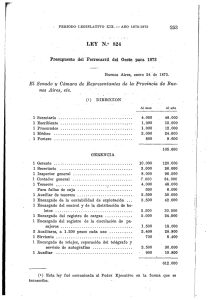 LEY N.° 824 - Honorable Cámara de diputados de la Provincia de