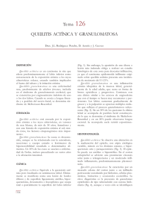 Tema 126 QUEILITIS ACTÍNICA Y GRANULOMATOSA