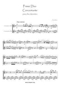 Primer Dúo Concertante`. J. Lefevré.