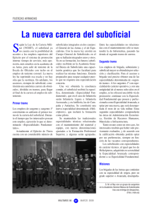 La nueva carrera del suboficial - Asociación de militares españoles
