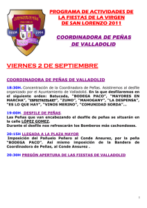 PEÑA - Coordinadora de Peñas de Valladolid