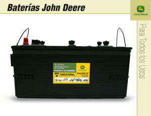 Baterías John Deere