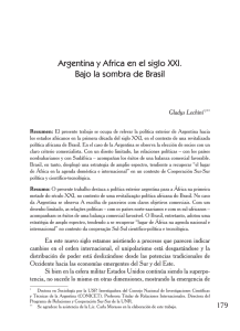 Argentina y Africa en el siglo XXI. Bajo la sombra de